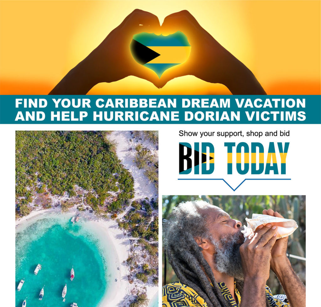 Show your love for The Bahamas - Bid on Caribbean stays